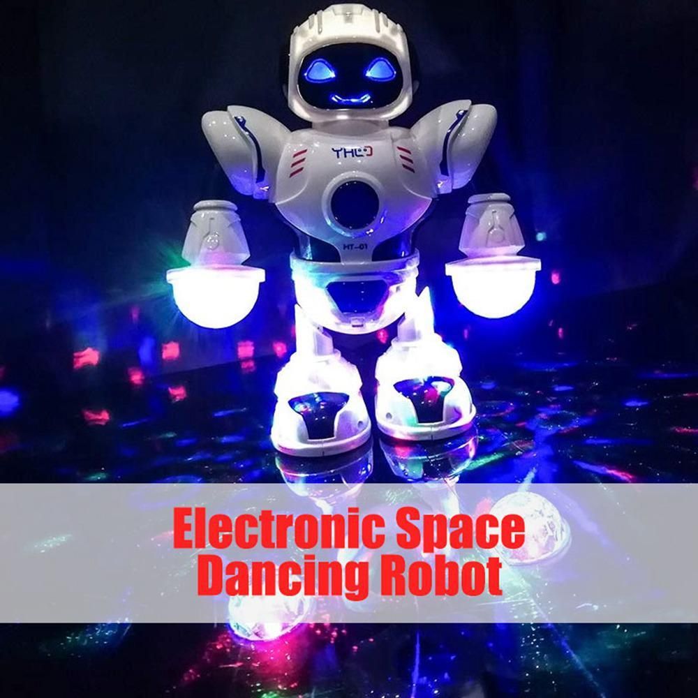 Electronic Smart Robot Toy Space Dancing Robot Walking Singing with Flashing Lights