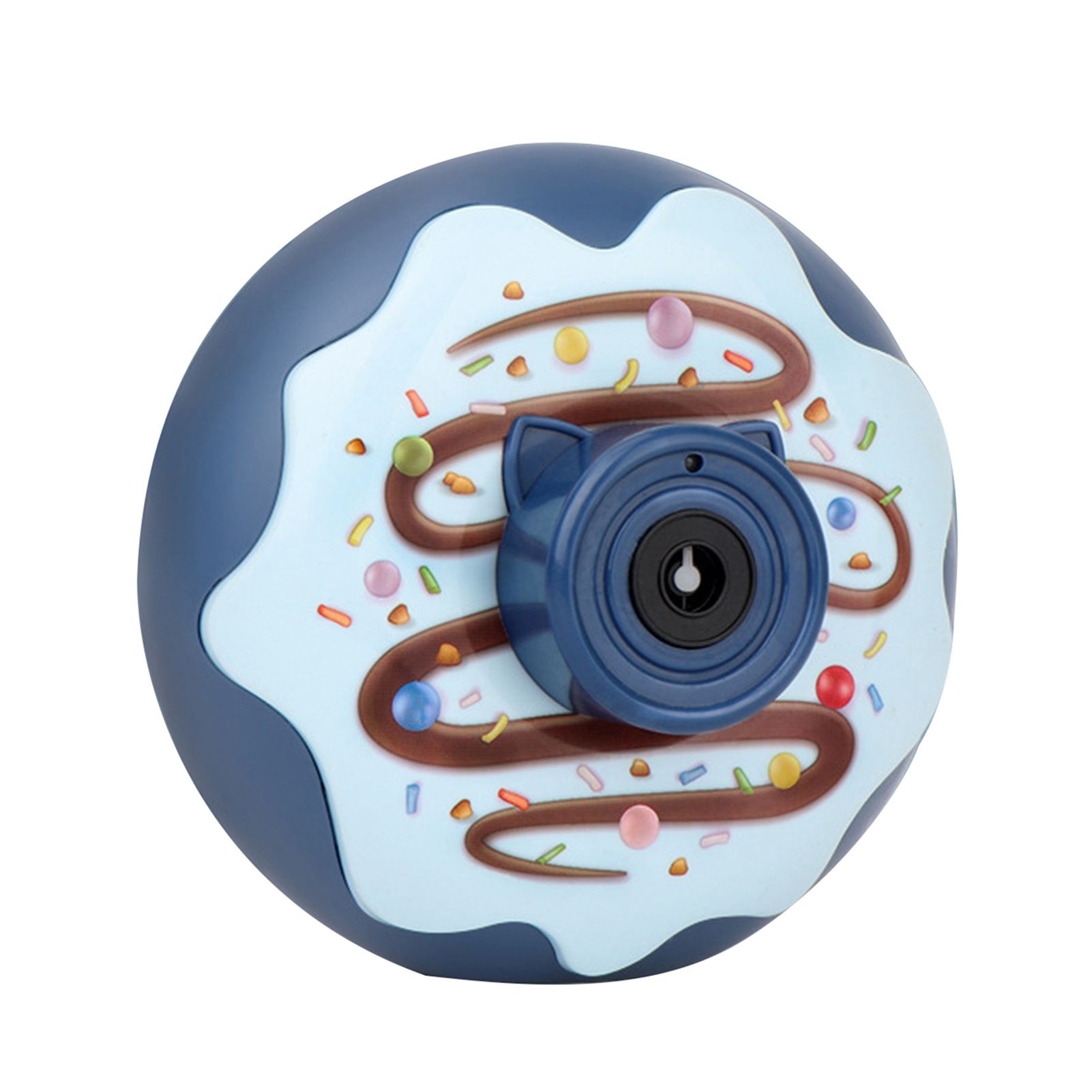 Bubble Machine Donuts Design Electric Kids Toy Automatic Light Music Effect for Outdoor