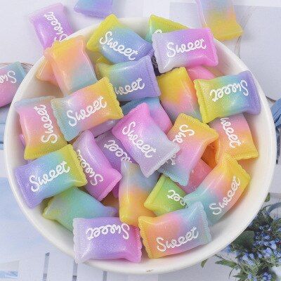 5pcs Addition Slime Charms for Slime Supplies Filler DIY Polymer Cute Sweet Sugar Accessories Toy Lizun Model Tool for Kids Toys