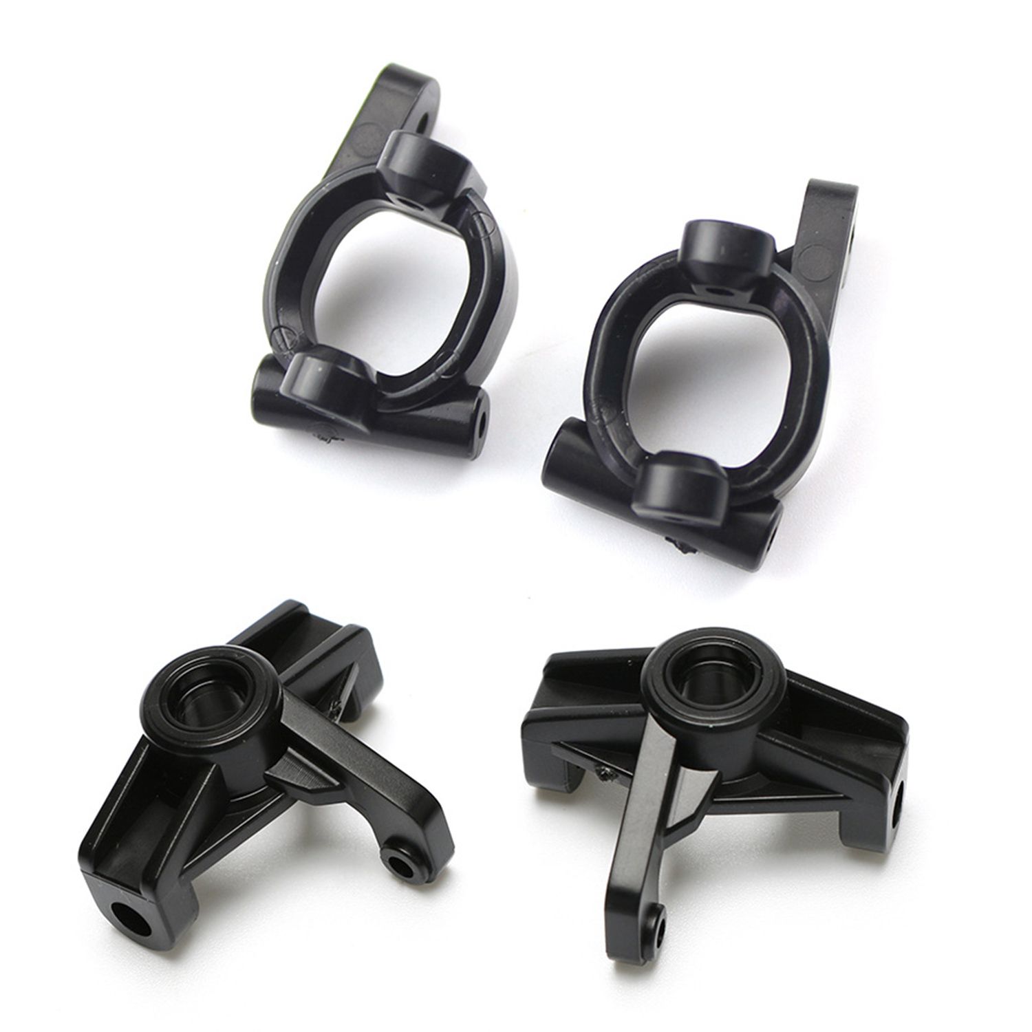 2Pcs 1/14 RC Car Plastic Front Hub Carrier for WLtoys 144001 & 1set C Seat Set for Wltoys 144001 1/14 4WD