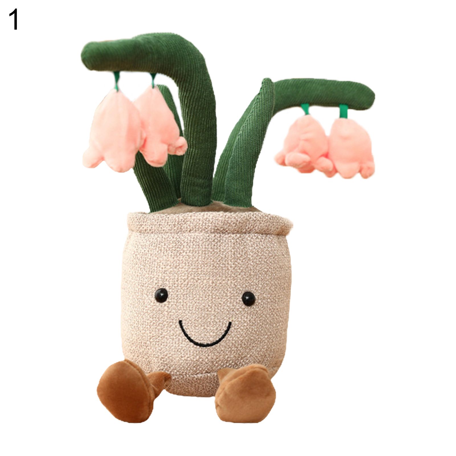 Plush Toy Adorable Multiple Type Colorful Skin-friendly Cactus Plants Stuffed Toy for Home