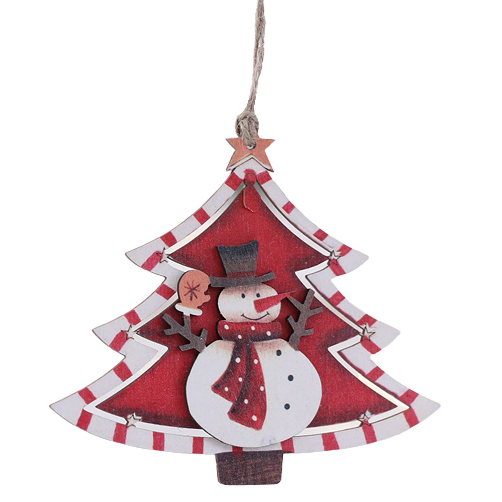 X Pendant Decorative Christ Pendant with Santa Claus