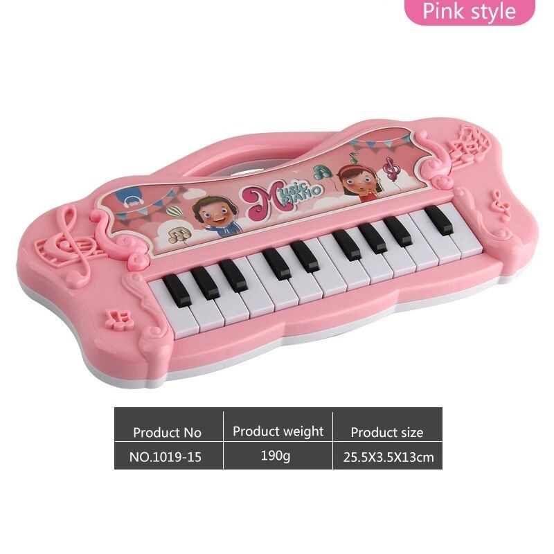 Multifunction Music Light Electronic Piano Simulation Cartoon Instrument Early Education Toys For Children Kids Baby