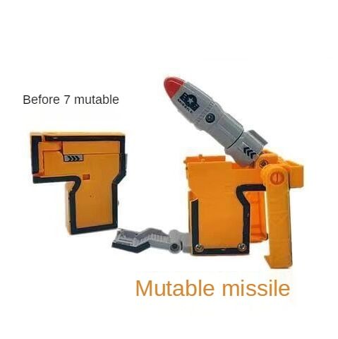 Assembling Building Blocks  Educational Toys Action Figure Transformation Number Robot Deformation Robot Toy for Children