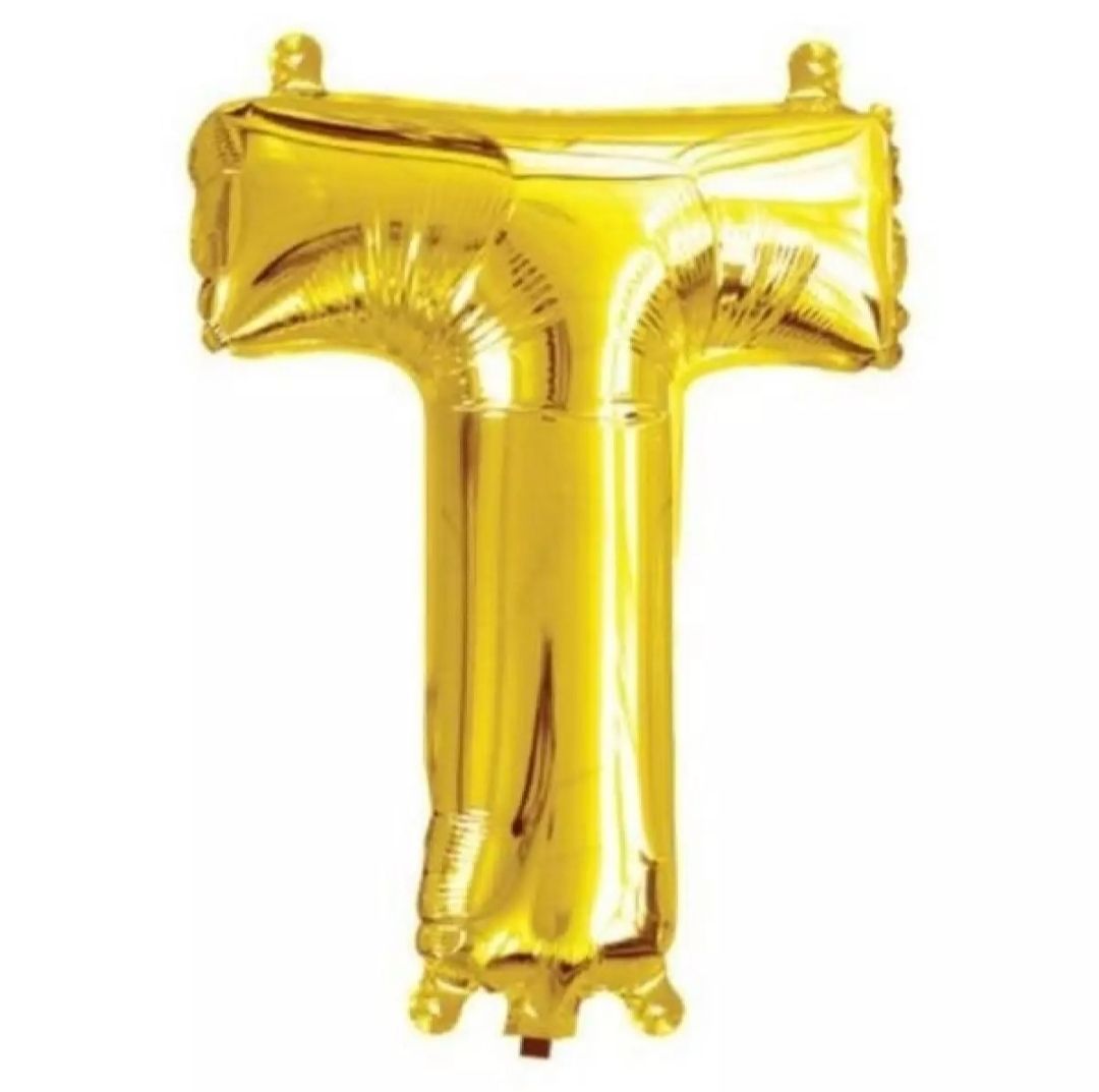 Party Alphabets Balloon for Decoration -Golden ( 1 Piece )