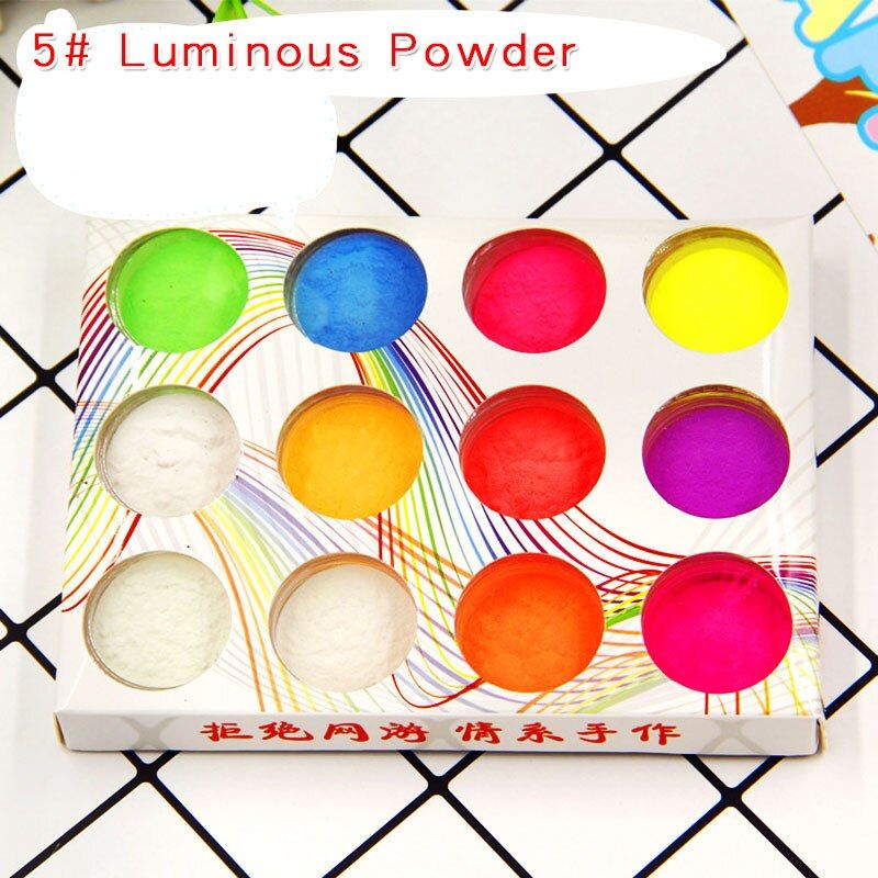 Fluffy Slime Additives Pigment Powder Glue For Slimes Accessories Filler DIY Lizun Polymer Clay Charms For Slime Supplies Decor
