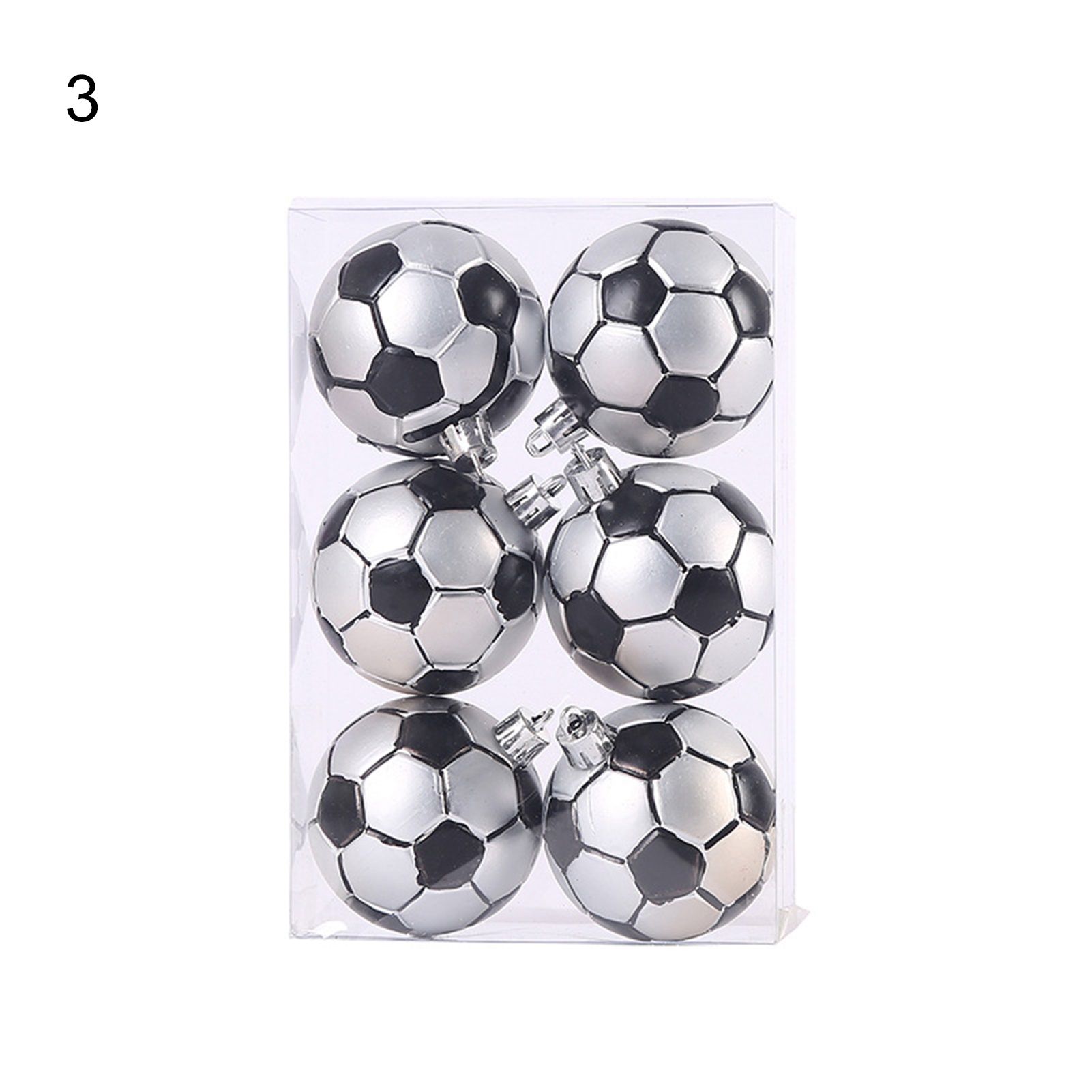 Pendant Decor Multi-colored Shatterproof Christmas Ball Pendant Set