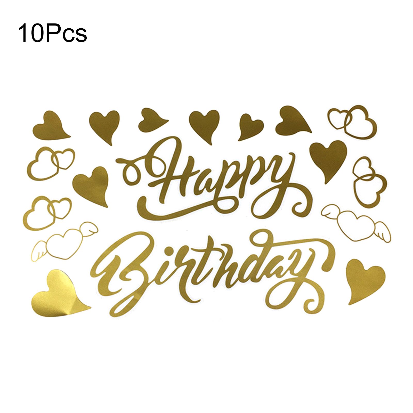 Birthday Paster Decorative Happy Birthday Bobo Balloon Sticker
