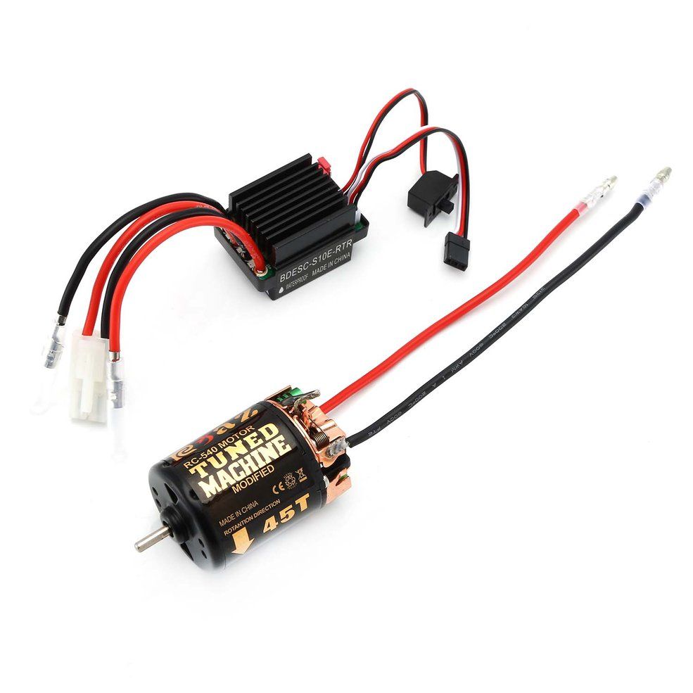 540 35T 45T 55T Brushed Motor With 320 Waterproof ESC for RC Car Rock Crawler