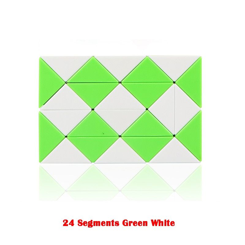 Qiyi 24 and 36 Segments Magic Rule Snake multi-color 3d puzzle fidget gam Fidge Cube Twist Transformable Kid Puzzle Toy