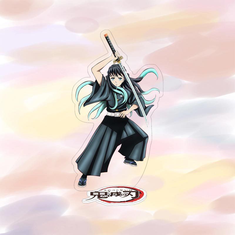 Demon Slayer Kimetsu no Yaiba  Unlimited Train Acrylic Action Figure Rengoku Kyoujurou Tanjirou Kamado Model Action Doll Toy