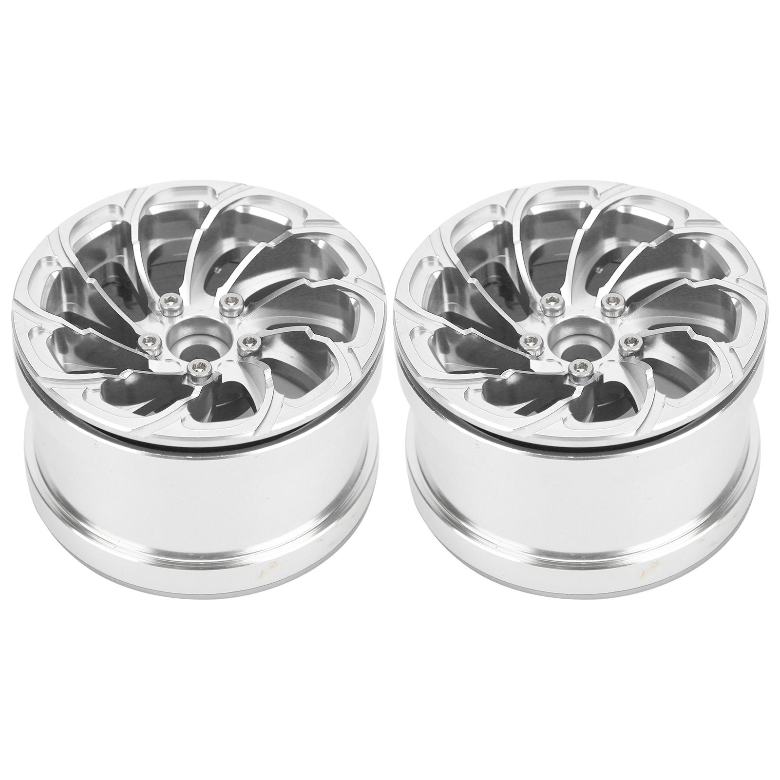Liu Xing Aluminum Alloy Beadlock Wheel Rims with Lock Non‑Sticky for 1/10 RC Crawler Cars