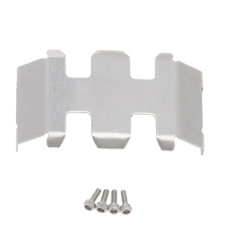 Metal Chassis Armor Protector Skid Plate Upgrade Parts for 1/24 RC Crawler Axial SCX24 90081 AXI00002 Accessories