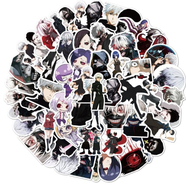 10/50/100pcs Japan Anime Stickers Suitcase Laptop Skateboard Bicycle Water Cup Decal Pegatinas Waterproof Sticker Children Gift