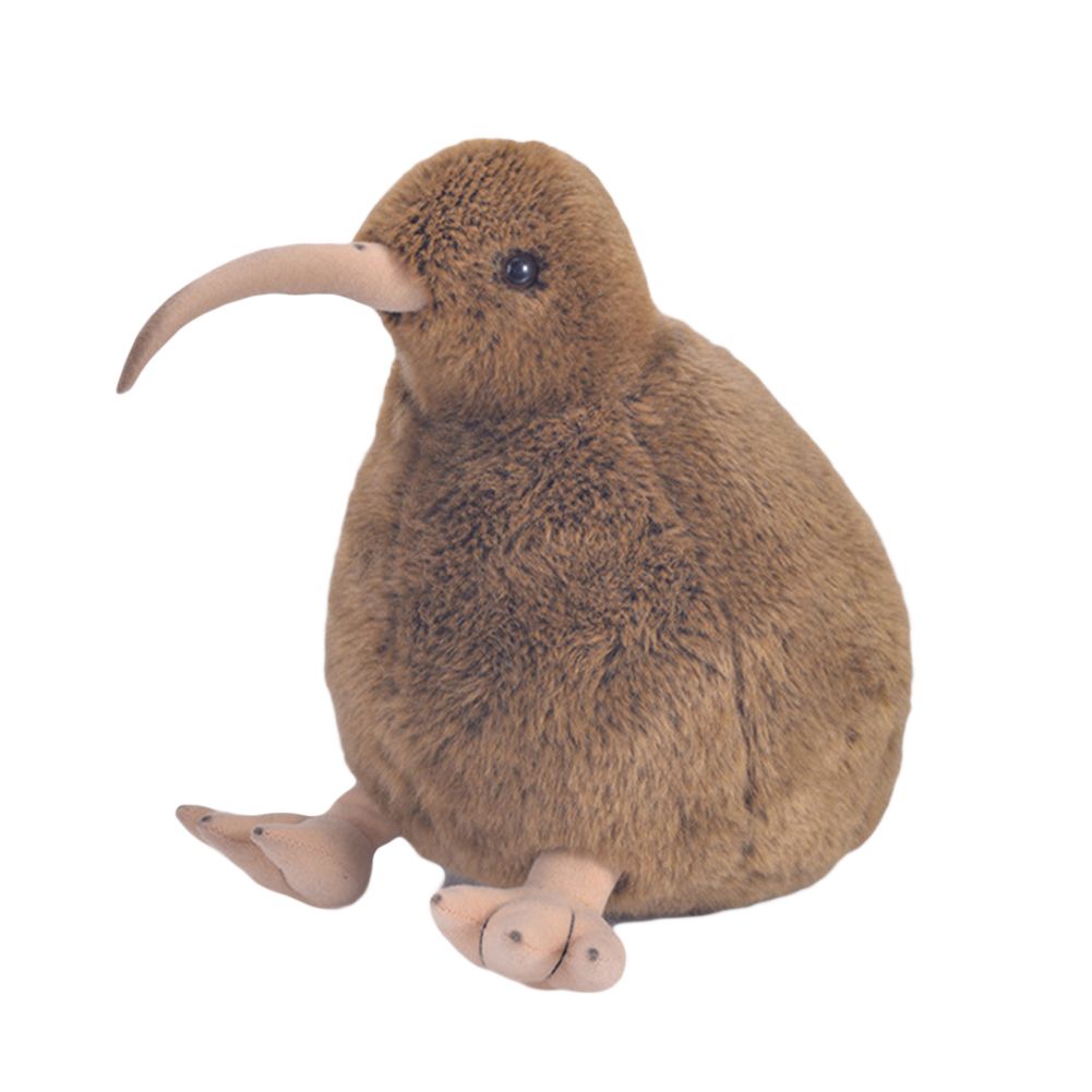 28cm Simulation Kiwi Bird Plush Stuffed Doll Home Desktop Decor Kids Toy Gift