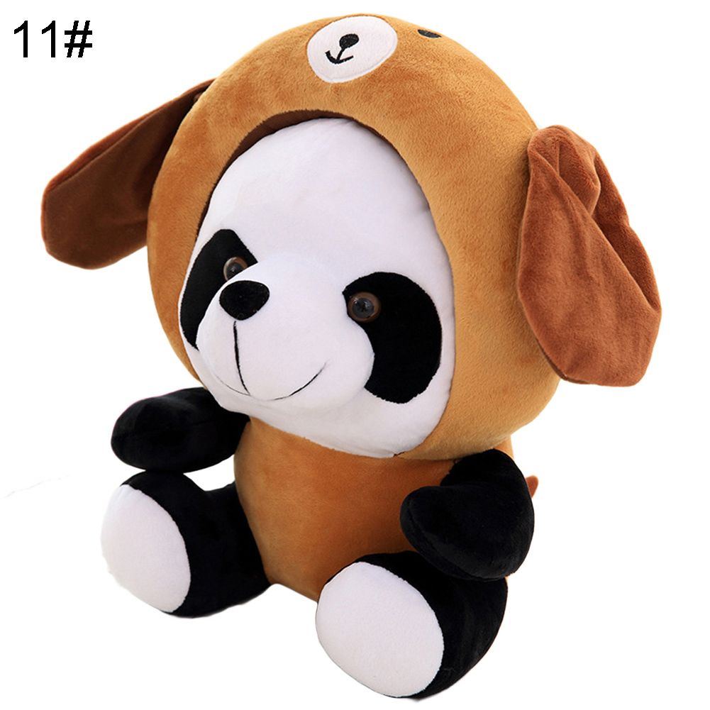1Pc Cute Panda Chinese Zodiac Plush Stuffed Doll Toy Sofa Decor Birthday Gift