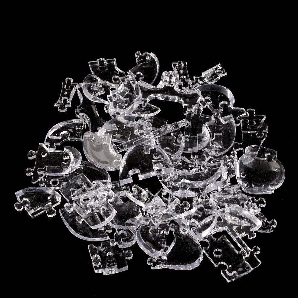 3D Crystal Puzzle Diy Jigsaw Assembly Model Gift Toy Skull Skeleton