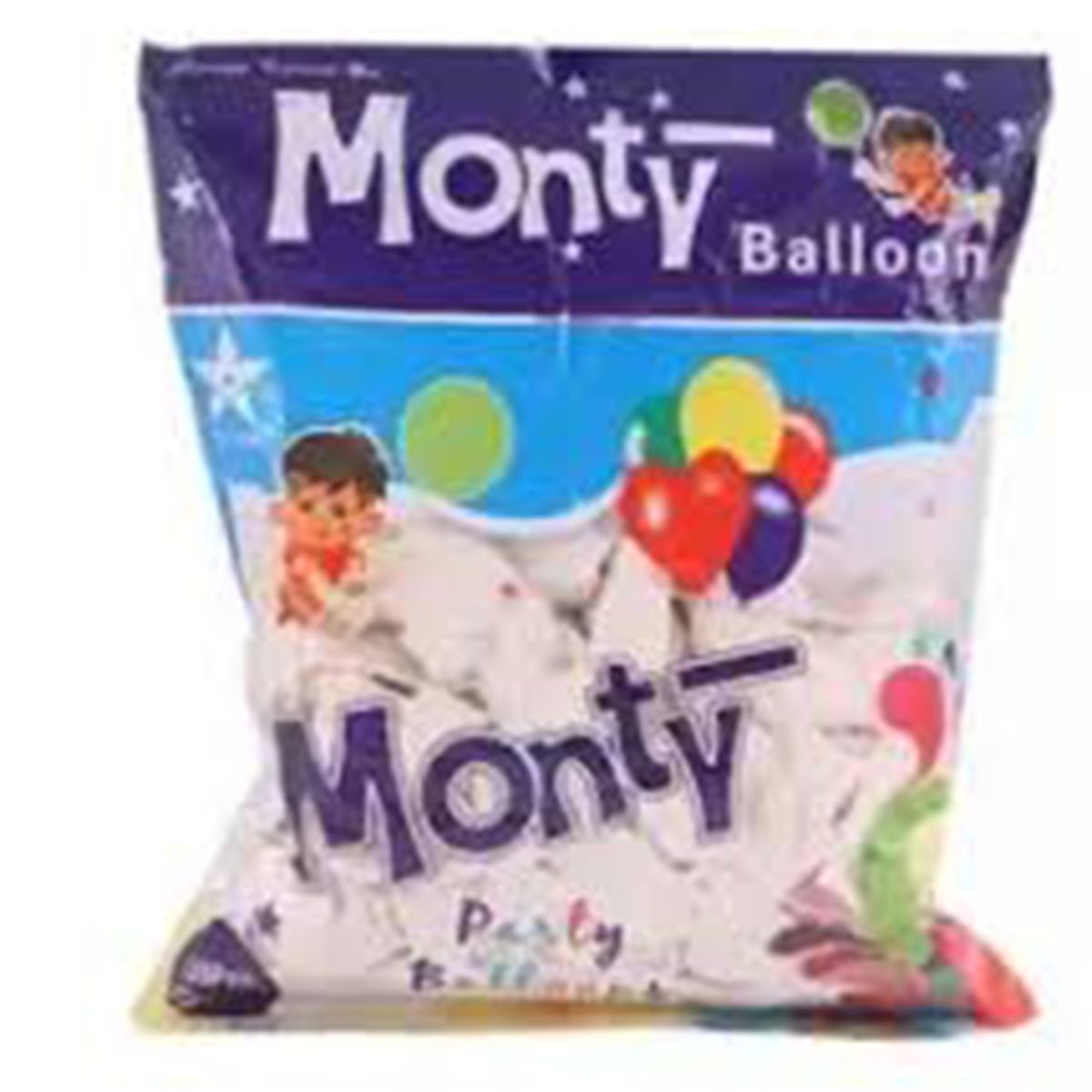 monty balloon 100pcs white