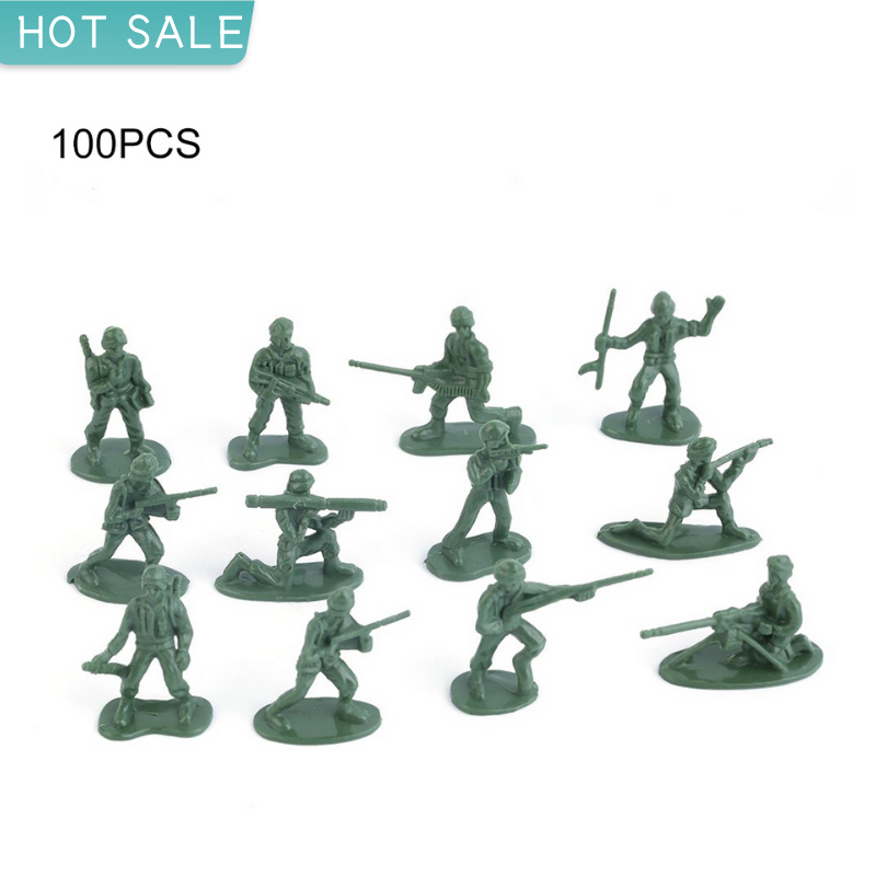 100 Pieces Plastic Model Kids Toy Collection Gift