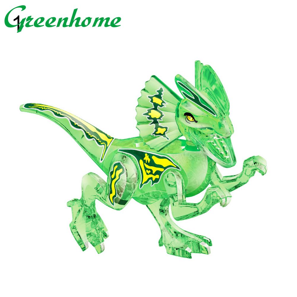 Greenhome DIY 3D Dinosaur Model Crystal Puzzles Building Blocks Education Kids Toy Gift