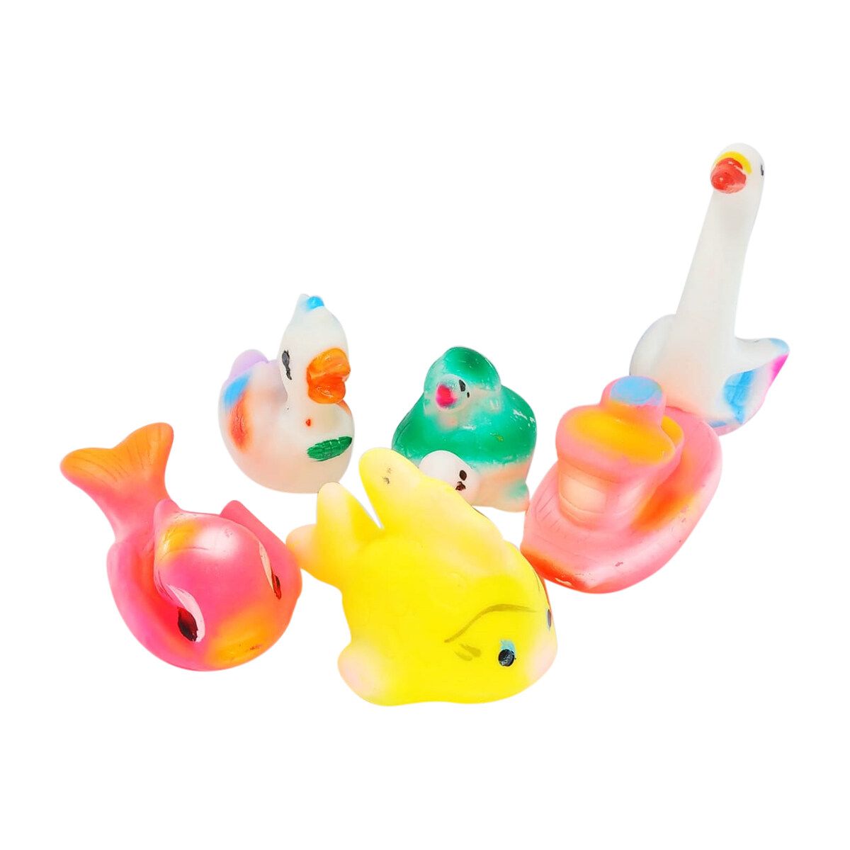 Plastic duck set for baby 6 pcs set