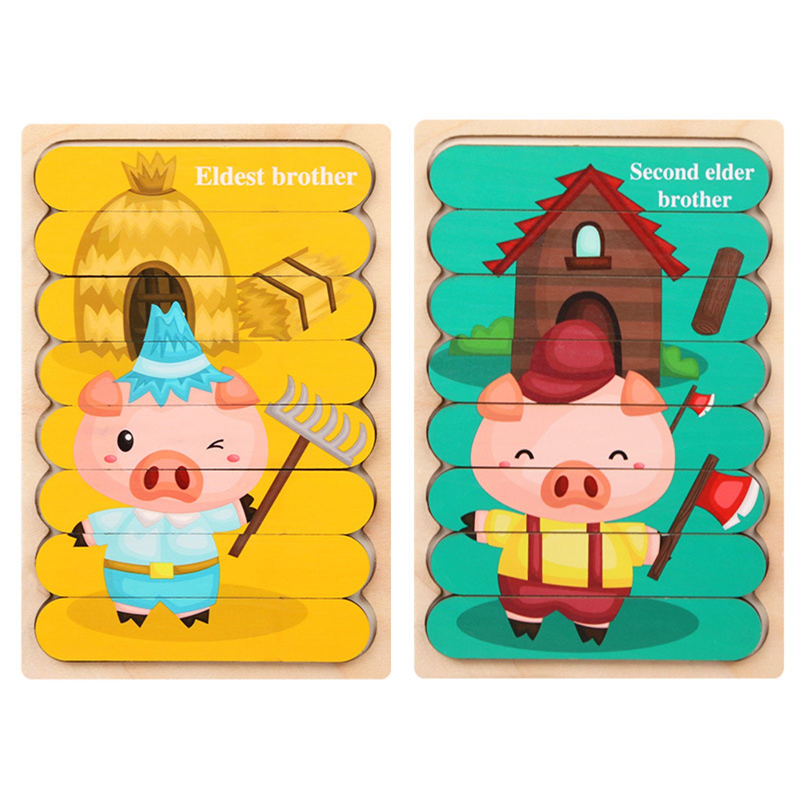 Puzzles Toys Burr-free Children Learning Educational Puzzles
