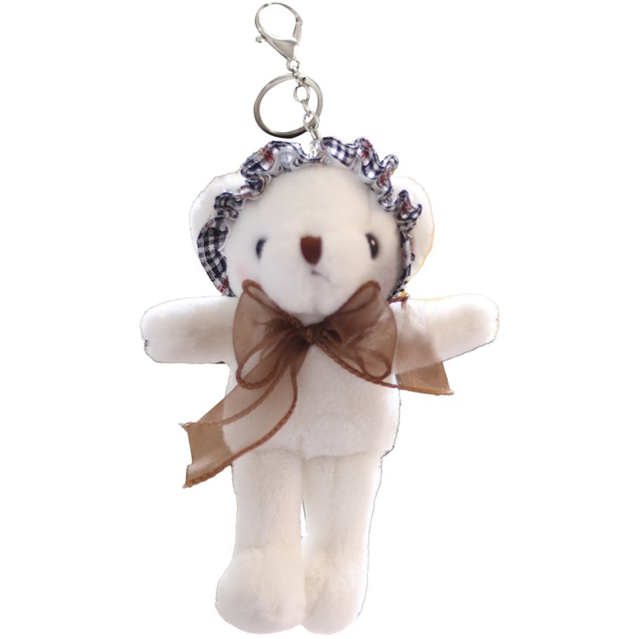 Plush Toy Hanging Lovely Colorful Teddy Bear Plush Pendant for Decoration