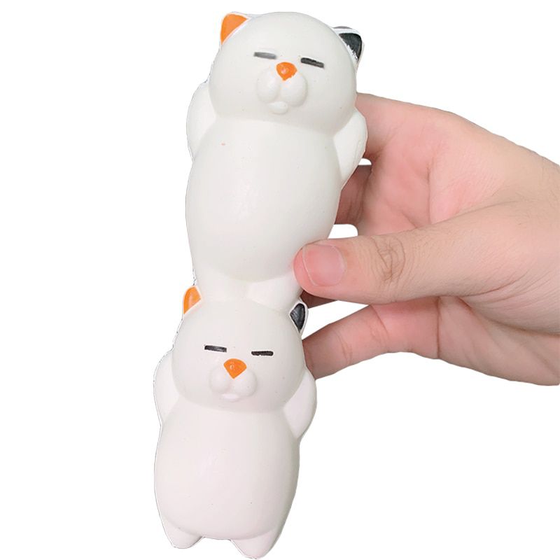Creative Kawaii Cat Unicorn Pen Cap Squishy Slow Rising Pencil Holder Soft Squeeze Toy Stress Relief Xmas Gift Toy for Children