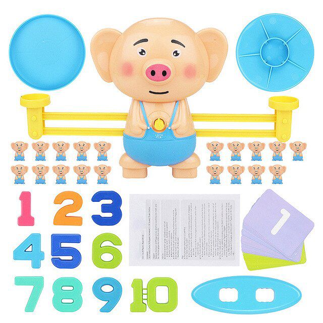 Math Match Game Board Toys Monkey Match Balancing Scale Number Balance Game Kids Educational Learn Add Subtract Teaching Toys