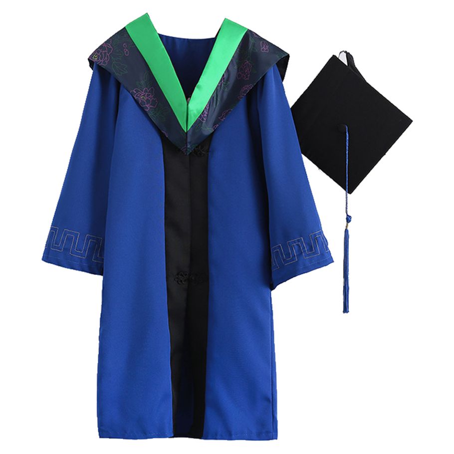 Bhelor Uniform Multipurpose Bhelor Hat Graduation Cloak Photography Props Set