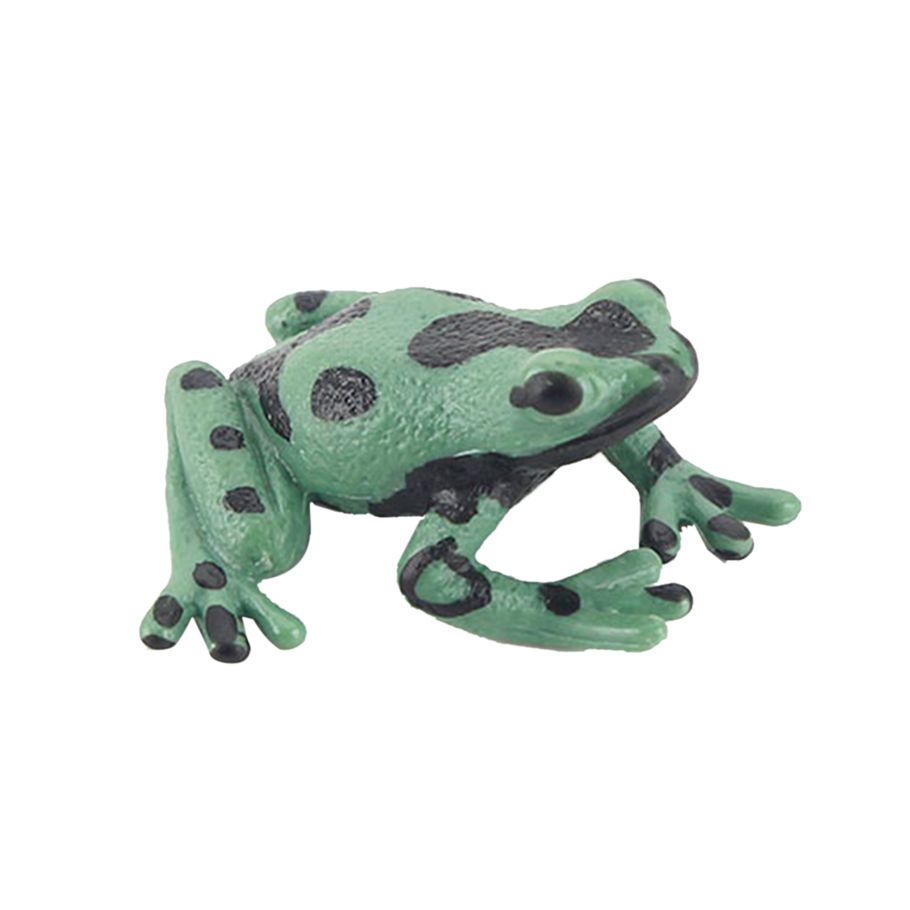 Frog Model Smell-less Solid PVC Realistic Frog Figure for Home