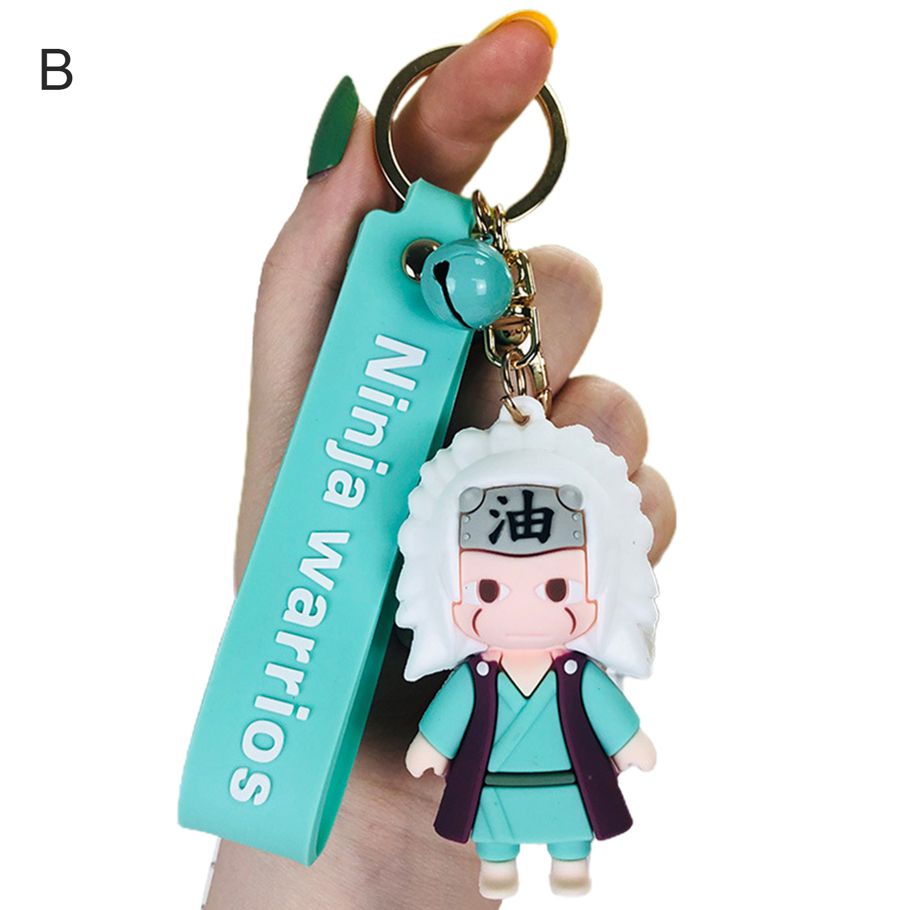Cartoon Animation Naruto Keychain PVC Doll School Bag Ornament Car Pendant Gift