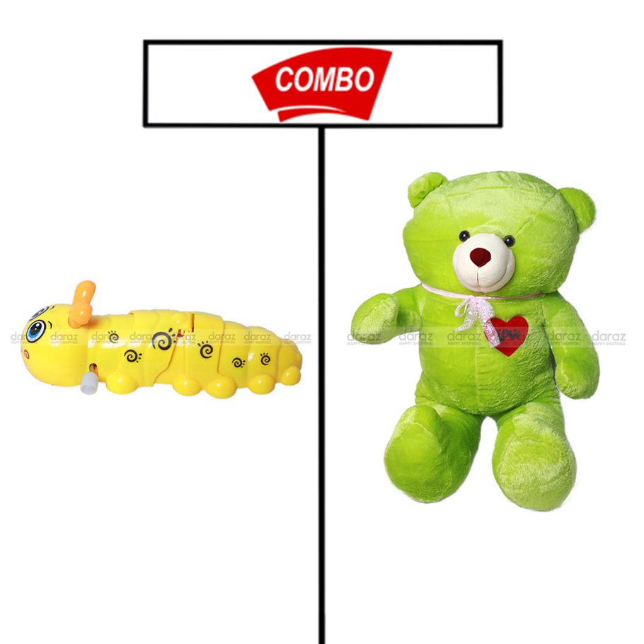 INSECT TOY & TEDDY BEAR COMBO PACK