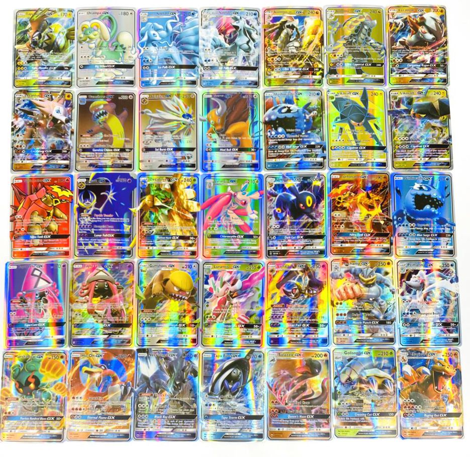 2020 Best Selling Shining Vmax Pokemones Cards Game Battle Carte 60/100/120/200 Pcs GX EX MEGA Trading Cards Game Children Toy