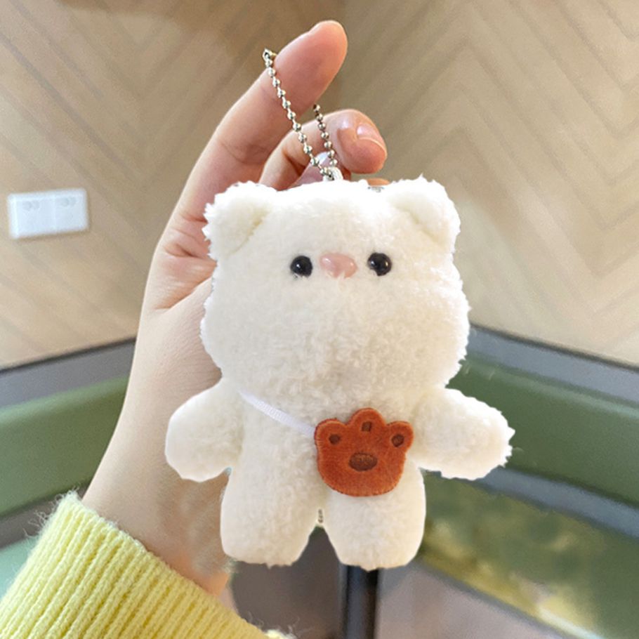 Childrenworld Doll Keychain Lovely Stuffed Bear Rabbit Duck Doll Plush Pendant
