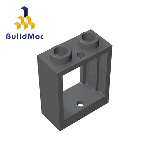 10PCS Plate Brick 60592 1x2x2 For Building Blocks Parts DIY Educational Creative Gft Toys