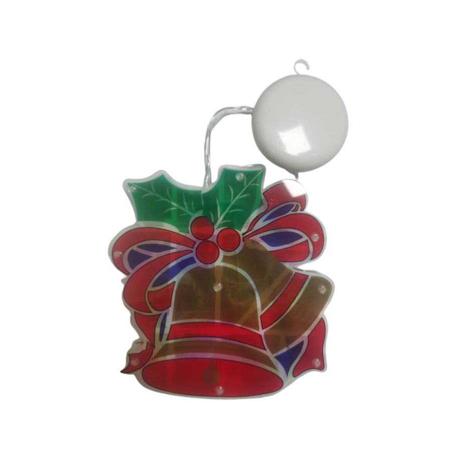 Suction Cup Lights Bright Color Santa ClausLighted Window Decorations
