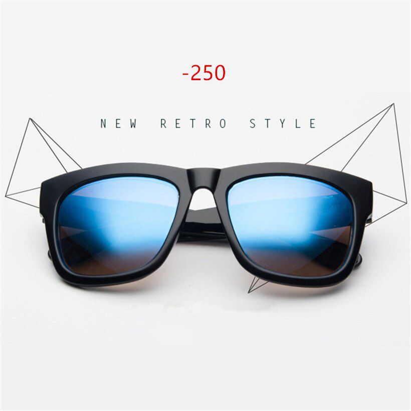 250 as pictureKaleidoscope Glasses Fashion Finished Myopia Sunglasses Short sighted Optics Prescription -1.0 -1.5 -2.0 -2.5 -3.0 -3.5 -4.0