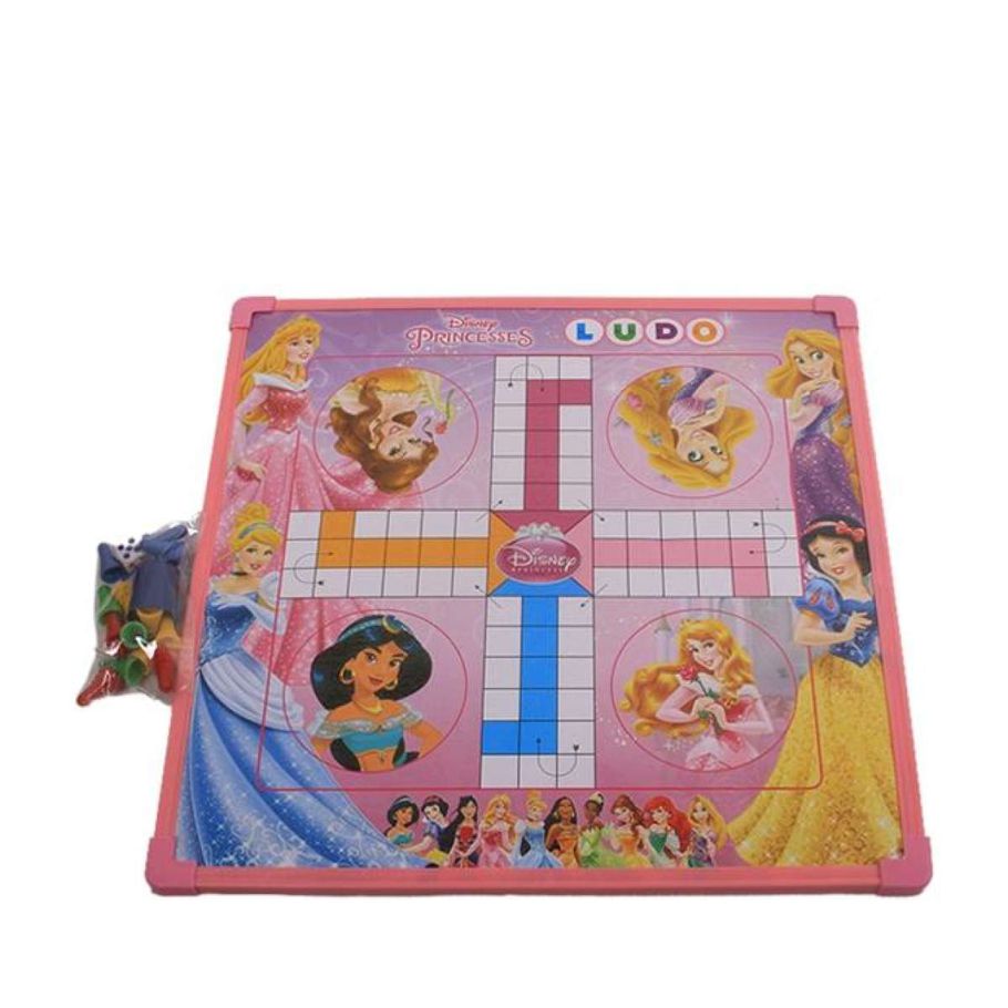 Plastic Disney Princess Ludo Snakes and Ladders - Multicolor