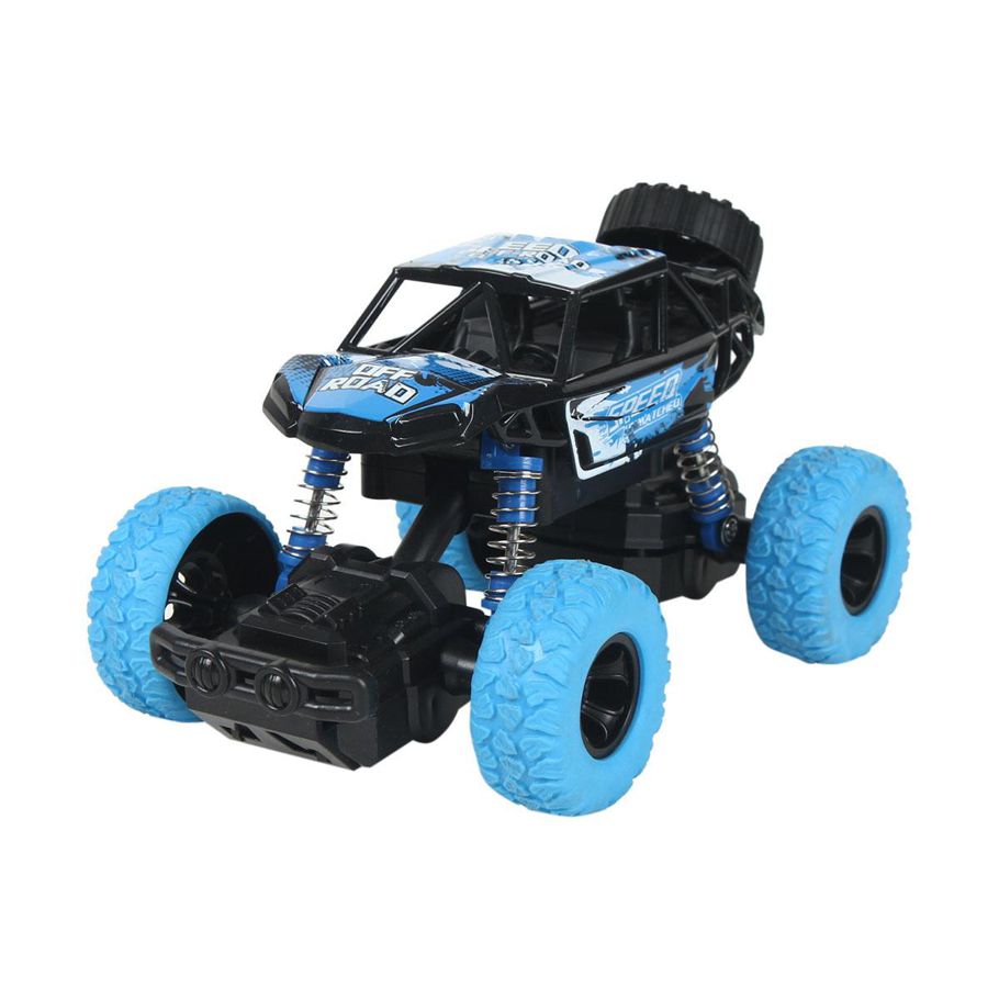 Pull Back Speed OFF-ROAD Monster Trucks for kids (Red And Sky Blue)