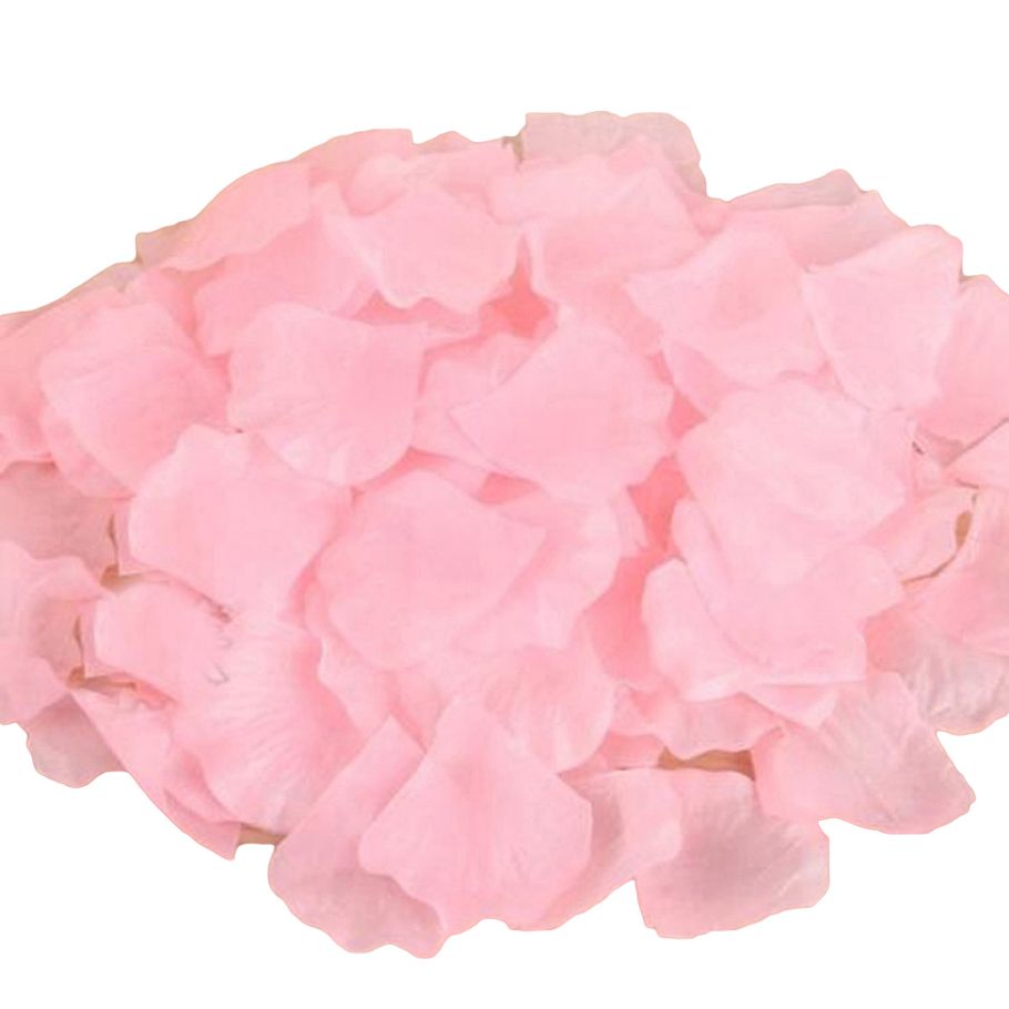 100/200Pcs Artificial Rose Flower Petal Confetti Wedding Party Stage Prop Decor