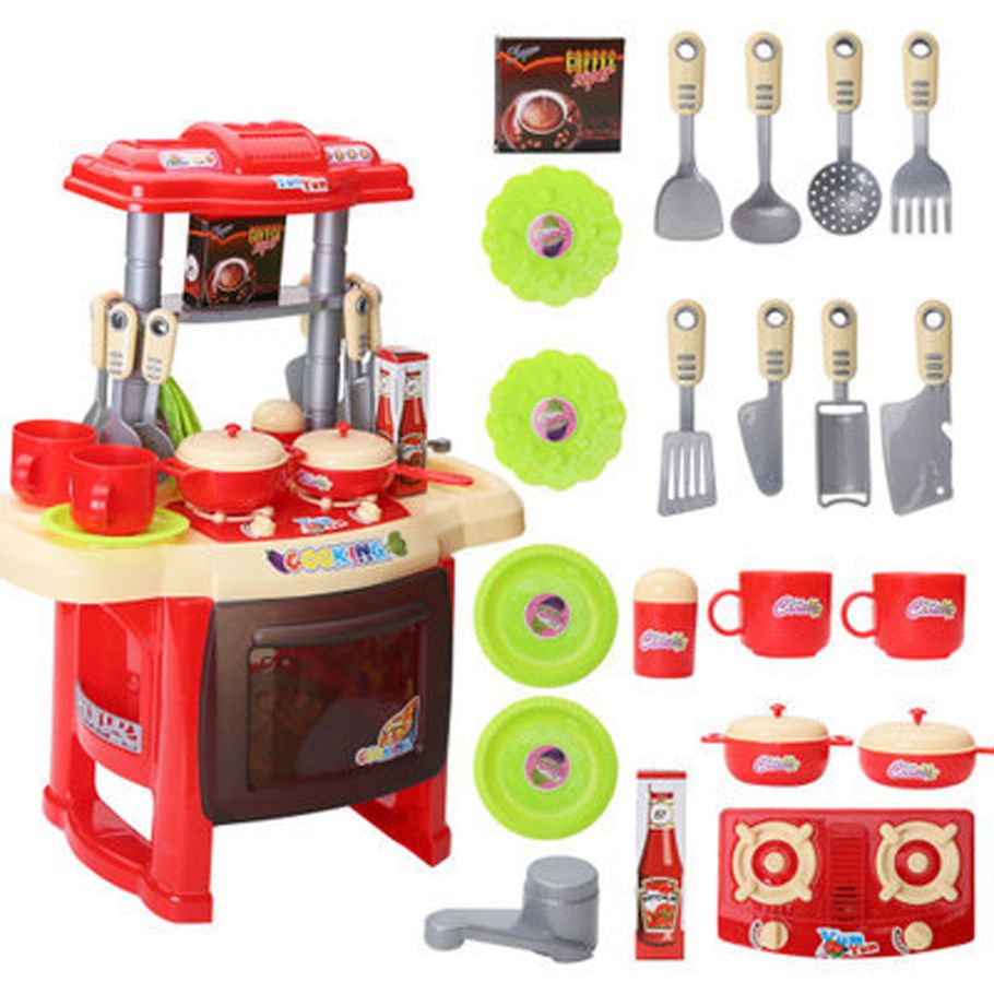 Yfashion ulation Kitchen Set Play House Parent-ld active Plastic Early Education oys for Kids