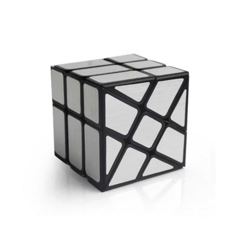 YJ Wind Wheel Unequal 57mm 3x3x3 Cast Coated magic cube Puzzle Cubes Strengthened Cubo kubik cubo magico kub Toys Gifts