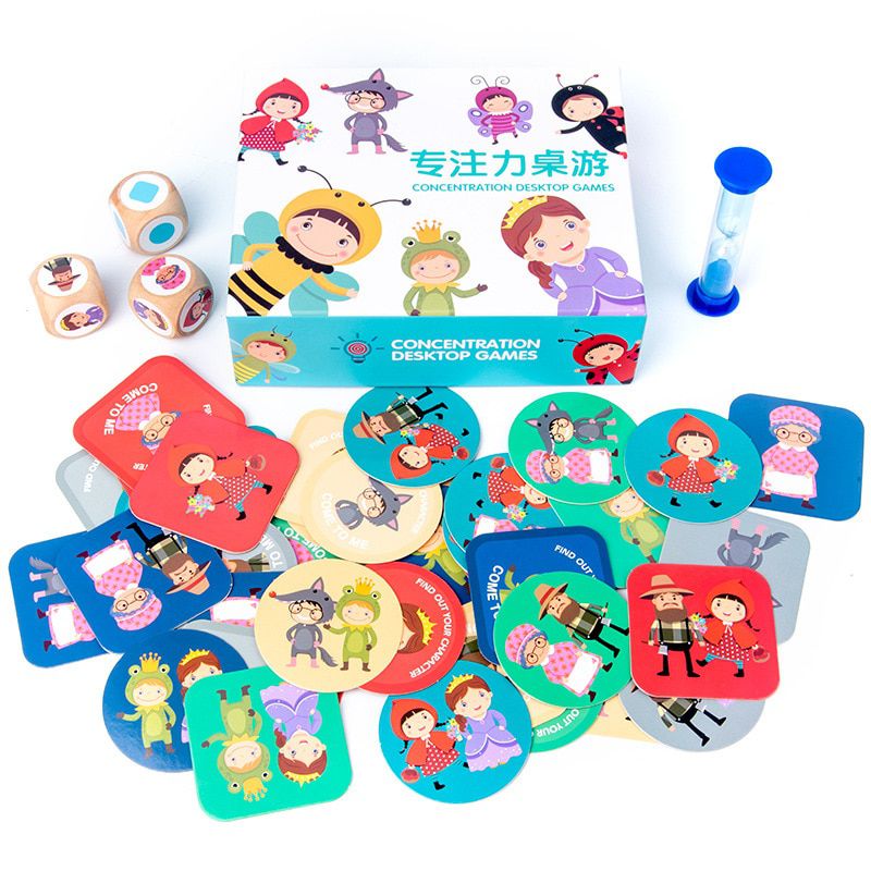 Logic Game Children’s Matching Toys Character Pattern Color Matching op Game Memory Concentration Training Educational Toy