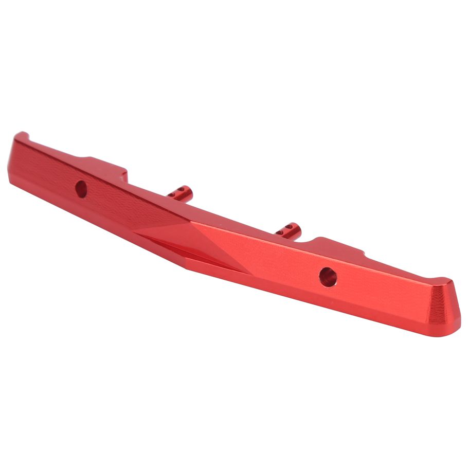 1/24 RC Crawler Car Parts Aluminum Alloy Front Bumper Hole Installation Practical with Mounting Screws for Axial SCX24