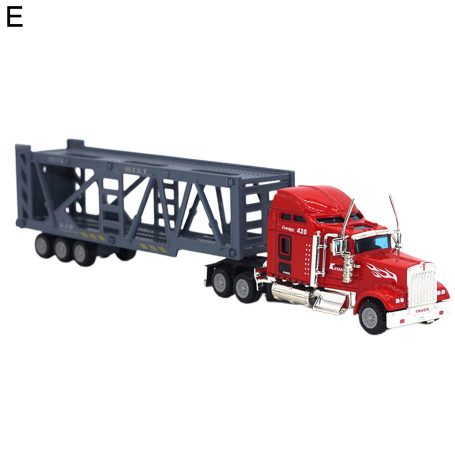 Transport Truck Toy Realistic American Super Long Transport Truck Model