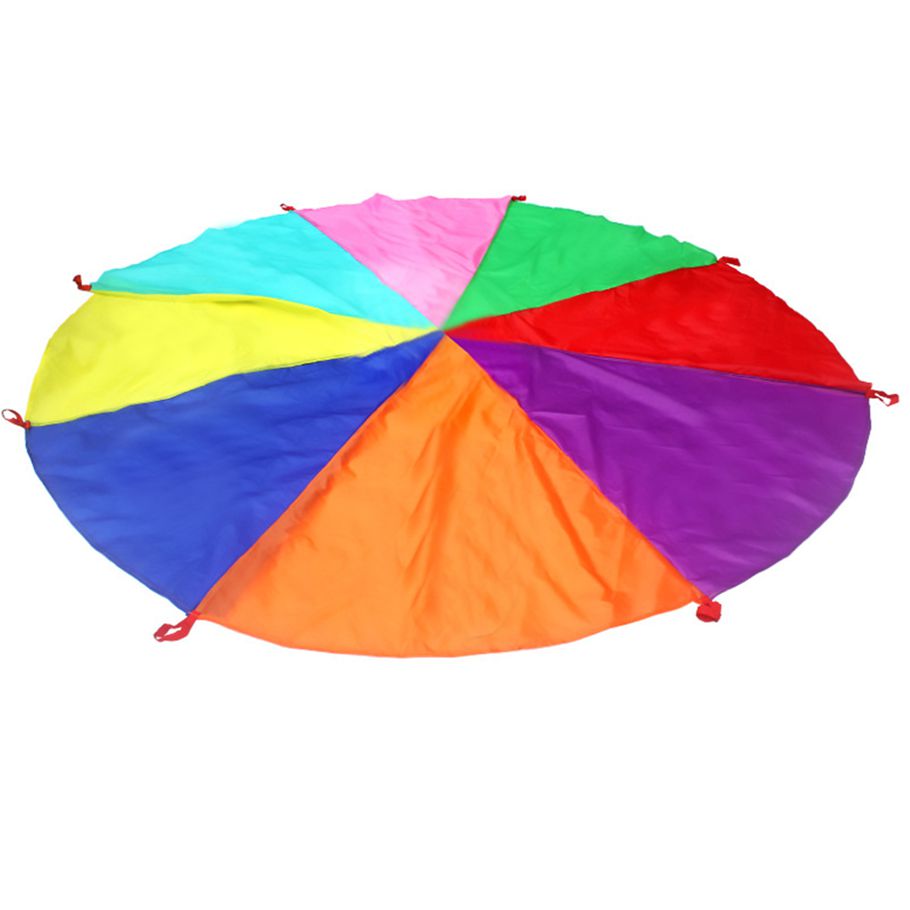 Umbrella Toy Exquisite Workmanship Large Size Premium Rainbow Umbrella Ballute for Entertainment
