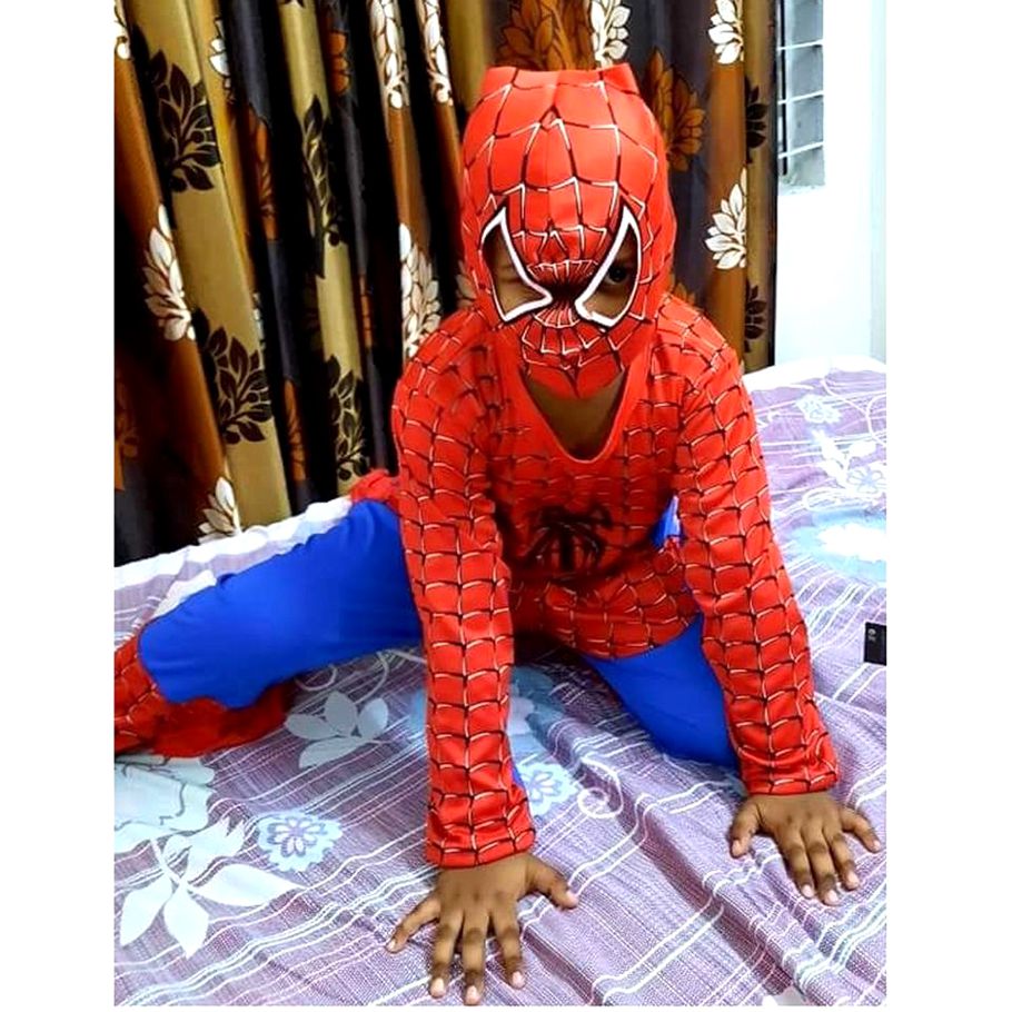 Spiderman Dress Costume For Kids Baby Dress