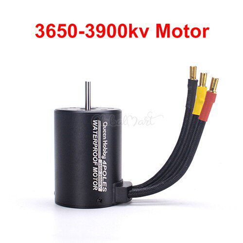 3650 3100kv 3900kv 4300kv Brushless Motor 45A 60A 80A 120A Brushless ESC Electric Speed Controller with fan for 1:10 1/10 RC Car