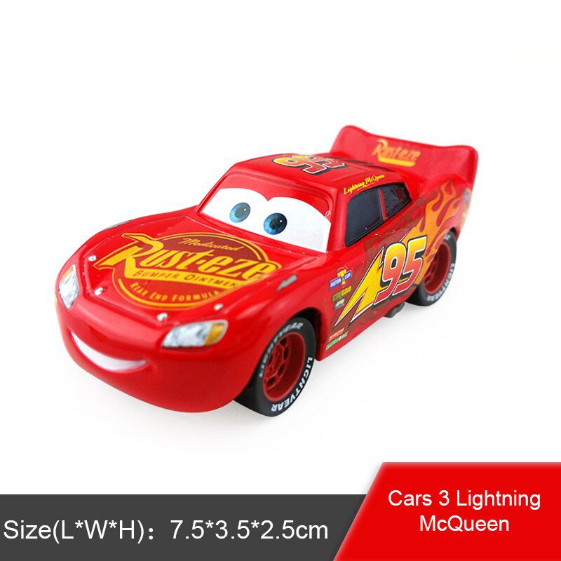 Disney Pixar Cars 3 Miss Fritter Jackson Storm Frank Dinoco Cruz Ramirez 1:55 Diecast Metal Car Model Toys Kids Birthday Gift